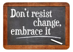 Embrace Change Chalkboard