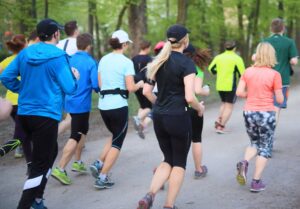 Runners at a race