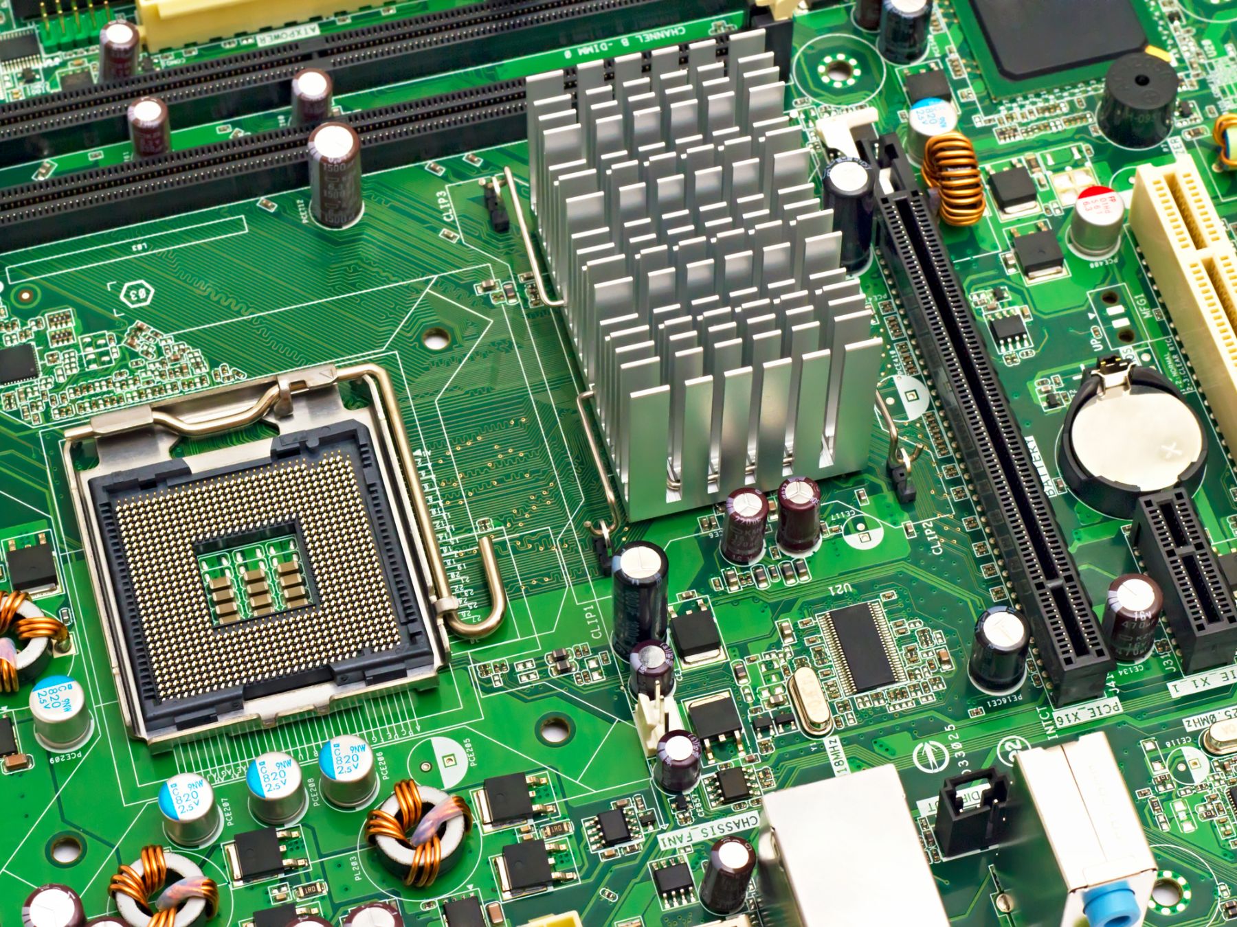 Computer chip board