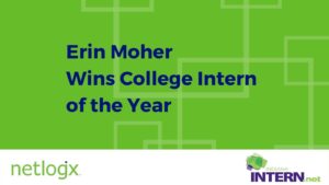 Erin Moher Wins College Intern of the Year