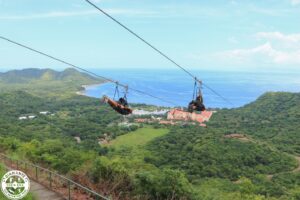 ziplining in Costa Rica