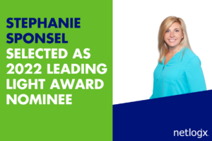 Stephanie Sponsel Selected as 2022 Leading Light Award Nominee graphic