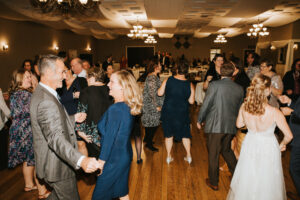 People dancing at a wedding